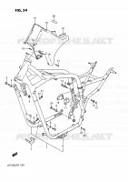 CADRE (MODELE F/G) pour Suzuki INTRUDER 750 1986