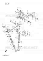 ARBRE A CAMES   VALVE pour Suzuki INTRUDER 750 1987