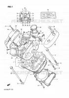 CULASSE (AVT) pour Suzuki INTRUDER 750 1987
