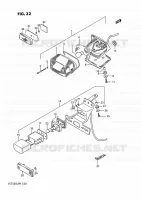ENSEMBLE FEU ARRIERE pour Suzuki INTRUDER 750 1987