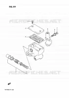 MAITRE CYLINDRE AVANT (VS750GLF/GLFG/GLEFG/GLFH/GLEFH) pour Suzuki INTRUDER 750 1987