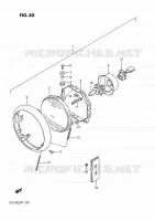 PHARE pour Suzuki INTRUDER 750 1987