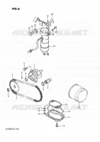 POMPE A HUILE   POMPE A ESSENCE pour Suzuki INTRUDER 750 1987