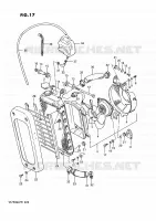 RADIATEUR pour Suzuki INTRUDER 750 1987