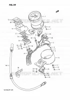 COMPTEUR pour Suzuki INTRUDER 750 1989