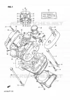 CULASSE (AVT) pour Suzuki INTRUDER 750 1989