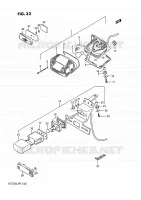 ENSEMBLE FEU ARRIERE pour Suzuki INTRUDER 750 1989