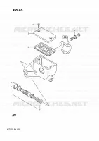 MAITRE CYLINDRE AVANT (VS750GLPG/GLEPG/GLPH/GLEPH) pour Suzuki INTRUDER 750 1989
