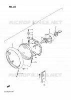 PHARE pour Suzuki INTRUDER 750 1989
