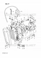 RADIATEUR pour Suzuki INTRUDER 750 1989