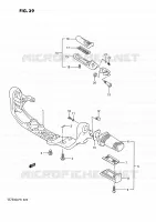REPOSE PIED (MODELE H/J/K/L/M) pour Suzuki INTRUDER 750 1989