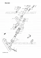 TE DE FOURCHE (MODELE J/K/L/M) pour Suzuki INTRUDER 750 1989
