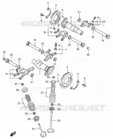 ARBRE A CAMES   VALVE pour Suzuki INTRUDER 800 1996