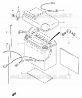 BATTERIE pour Suzuki INTRUDER 800 1996