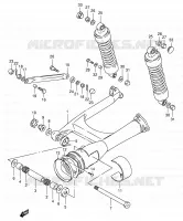 BRAS OSCILLANT ARRIERE pour Suzuki INTRUDER 800 1996