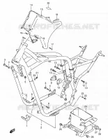 CADRE (MODELE N/P/R/S/T) pour Suzuki INTRUDER 800 1996