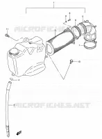 FILTRE A AIR (AVANT)(MODELE S/T/V) pour Suzuki INTRUDER 800 1996