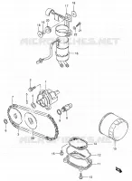 POMPE A HUILE   POMPE A ESSENCE pour Suzuki INTRUDER 800 1996