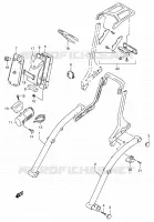 SUPPORT ARRIERE (MODELE T/V) pour Suzuki INTRUDER 800 1996