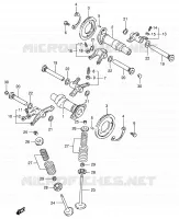 ARBRE A CAMES   VALVE pour Suzuki INTRUDER 800 1997