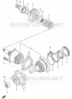 COUPLE CONIQUE pour Suzuki INTRUDER 800 1997