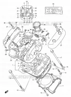 CULASSE (AVT) pour Suzuki INTRUDER 800 1997
