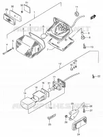 FEU ARRIERE (MODELE V) pour Suzuki INTRUDER 800 1997