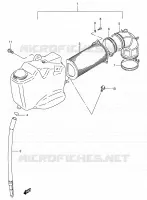 FILTRE A AIR (AVANT)(MODELE S/T/V) pour Suzuki INTRUDER 800 1997