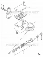 MAITRE CYLINDRE D'EMBRAYAGE pour Suzuki INTRUDER 800 1997