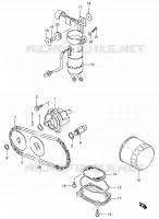 POMPE A HUILE   POMPE A ESSENCE pour Suzuki INTRUDER 800 1997