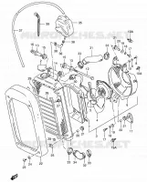RADIATEUR pour Suzuki INTRUDER 800 1997