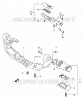 REPOSE PIED pour Suzuki INTRUDER 800 1997