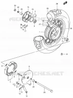 ROUE ARRIERE pour Suzuki INTRUDER 800 1997