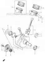 VILEBREQUIN pour Suzuki INTRUDER 800 1997
