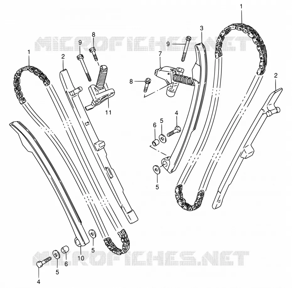 DISTRIBUTION Suzuki MOTO 800 INTRUDER 1994  VS800GL R (E03,E28,E33)