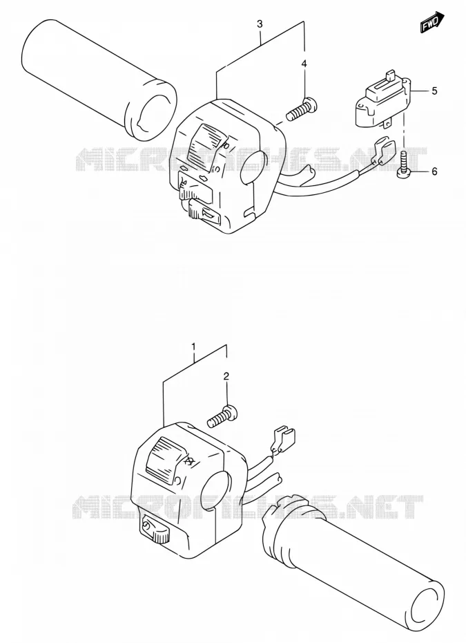 COMMODOS (MODELE S/T/V) Suzuki MOTO 800 INTRUDER 1995  VS800GL S (E03,E28,E33)