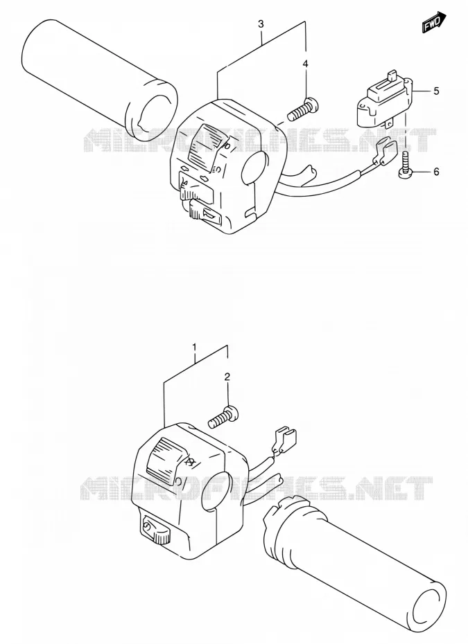 COMMODOS (MODELE S/T/V) Suzuki MOTO 800 INTRUDER 1996  VS800GL T (E03,E28,E33)