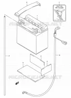 BATTERIE pour Suzuki VX 800 1991