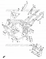 CADRE (MODELE L/M/N/P) pour Suzuki VX 800 1991