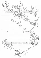 ENSEMBLE SELECTEUR DE VITESSES pour Suzuki VX 800 1991