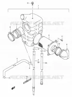 FILTRE A AIR (ARRIERE) pour Suzuki VX 800 1991