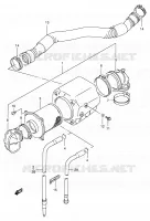 FILTRE A AIR (AVANT) pour Suzuki VX 800 1991