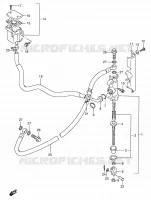 MAITRE CYLINDRE ARRIERE pour Suzuki VX 800 1991