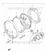 PHARE (MODEL L/M/N E01,E02) pour Suzuki VX 800 1991