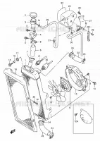 RADIATEUR pour Suzuki VX 800 1991