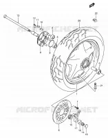 ROUE ARRIERE pour Suzuki VX 800 1991