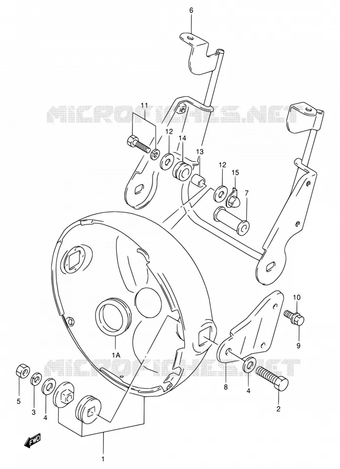 BOL DE PHARE (MODELE L/M/N/P) Suzuki MOTO 800 VX 1993  VX800 P/VX800U P