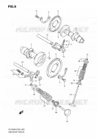 ARBRE A CAMES   VALVE pour Suzuki BOULEVARD 1500 2010