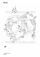 CADRE pour Suzuki BOULEVARD 1500 2010