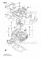 CULASSE ARRIERE pour Suzuki BOULEVARD 1500 2010